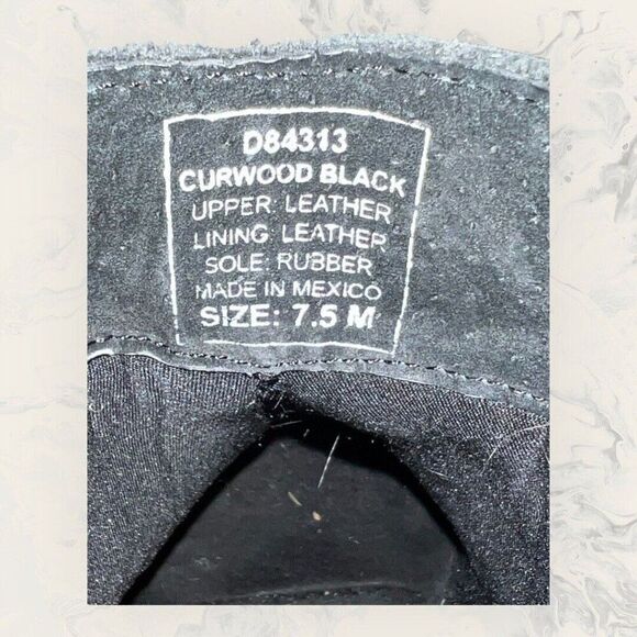 Harley Davidson Curwood Black Leather Biker Fashion Bootie Women’s Size 7.5M - Picture 8 of 8